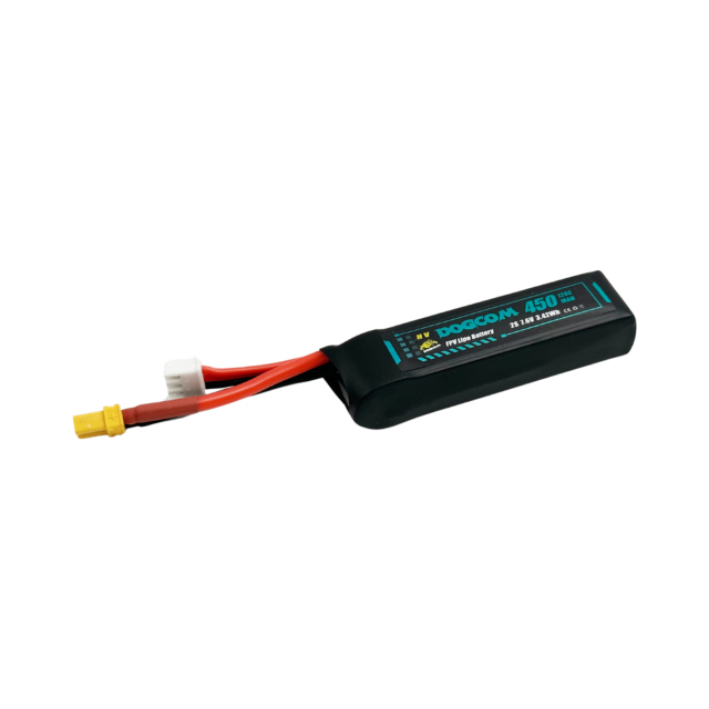 DOGCOM 450mAh 120C 7.6V 2S High Voltage XT30 plug