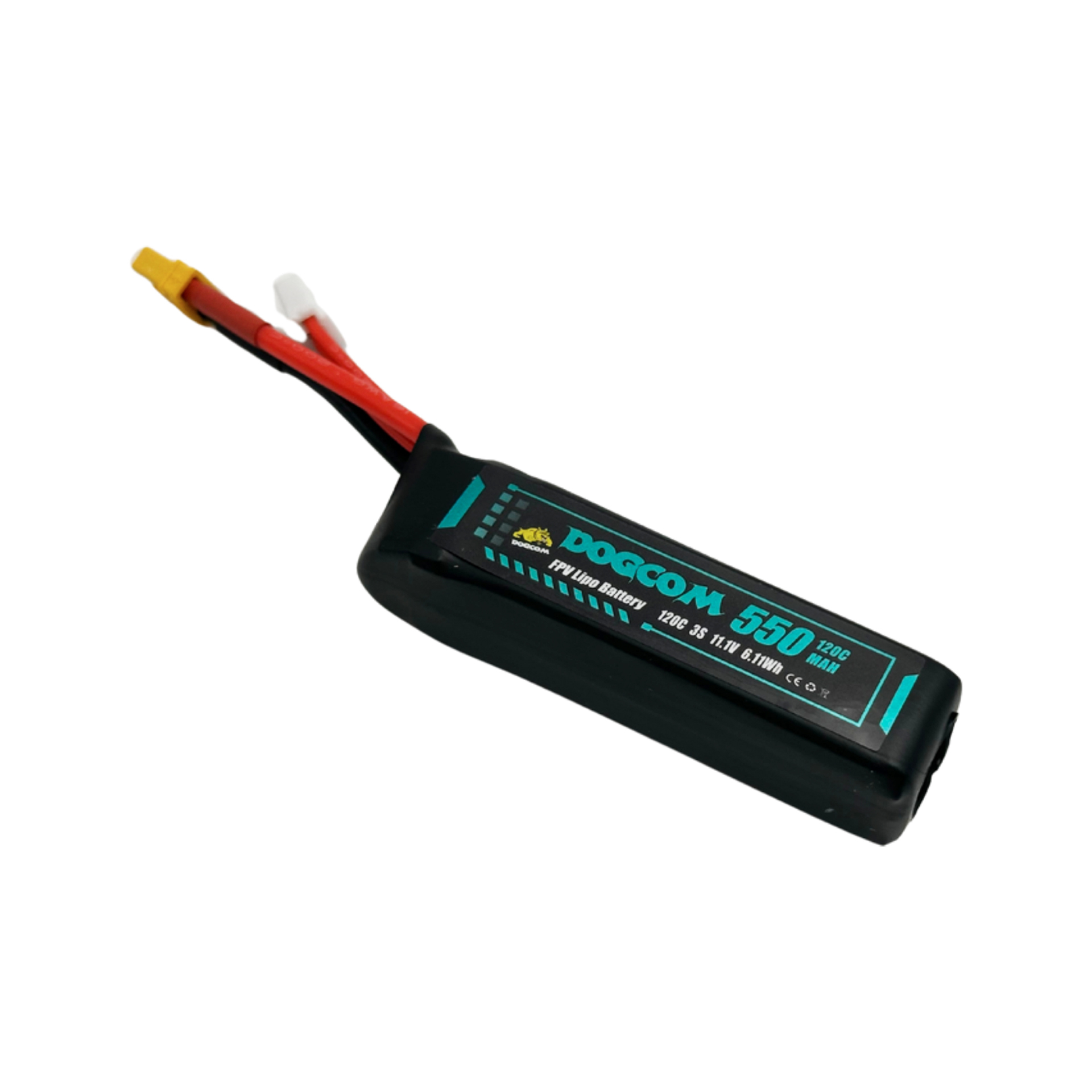 DOGCOM 550mAh 120C 11.1V 3S1P Lipo Battery XT30 plug