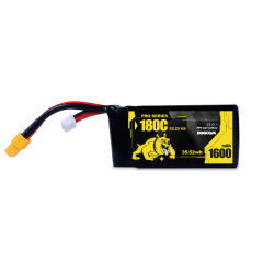 DOGCOM 1600mAh 180C 6S 22.2V Extremely High Discharge FPV Racing Lipo Battery