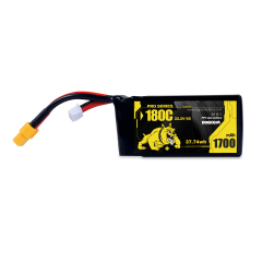 DOGCOM 1700mAh 180C 6S 22.2V Extremely High Discharge FPV Racing Lipo Battery