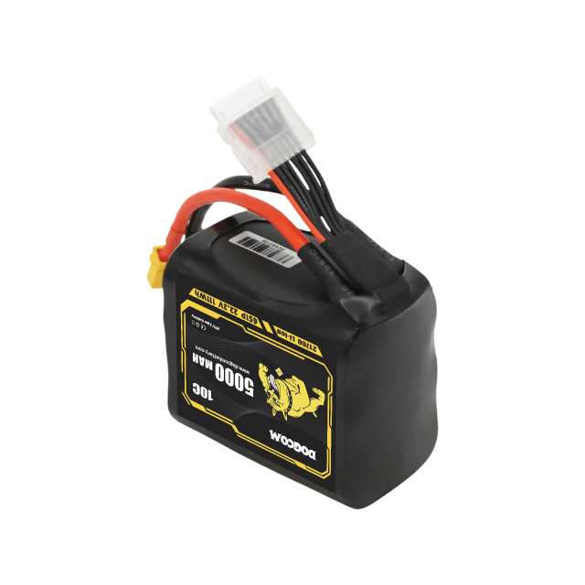 DOGCOM 21700 Li-ion battery 5000mAh 6S1P 22.2V is designed for long-range pilots