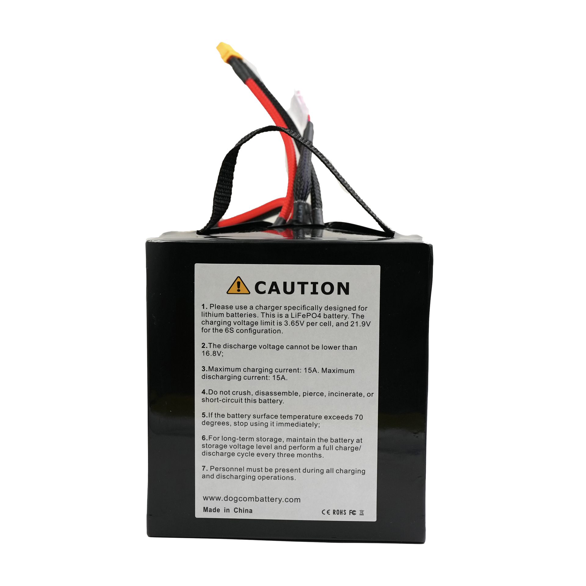 DOGCOM 20000mAh 1C 6S 19.2V LifePO4