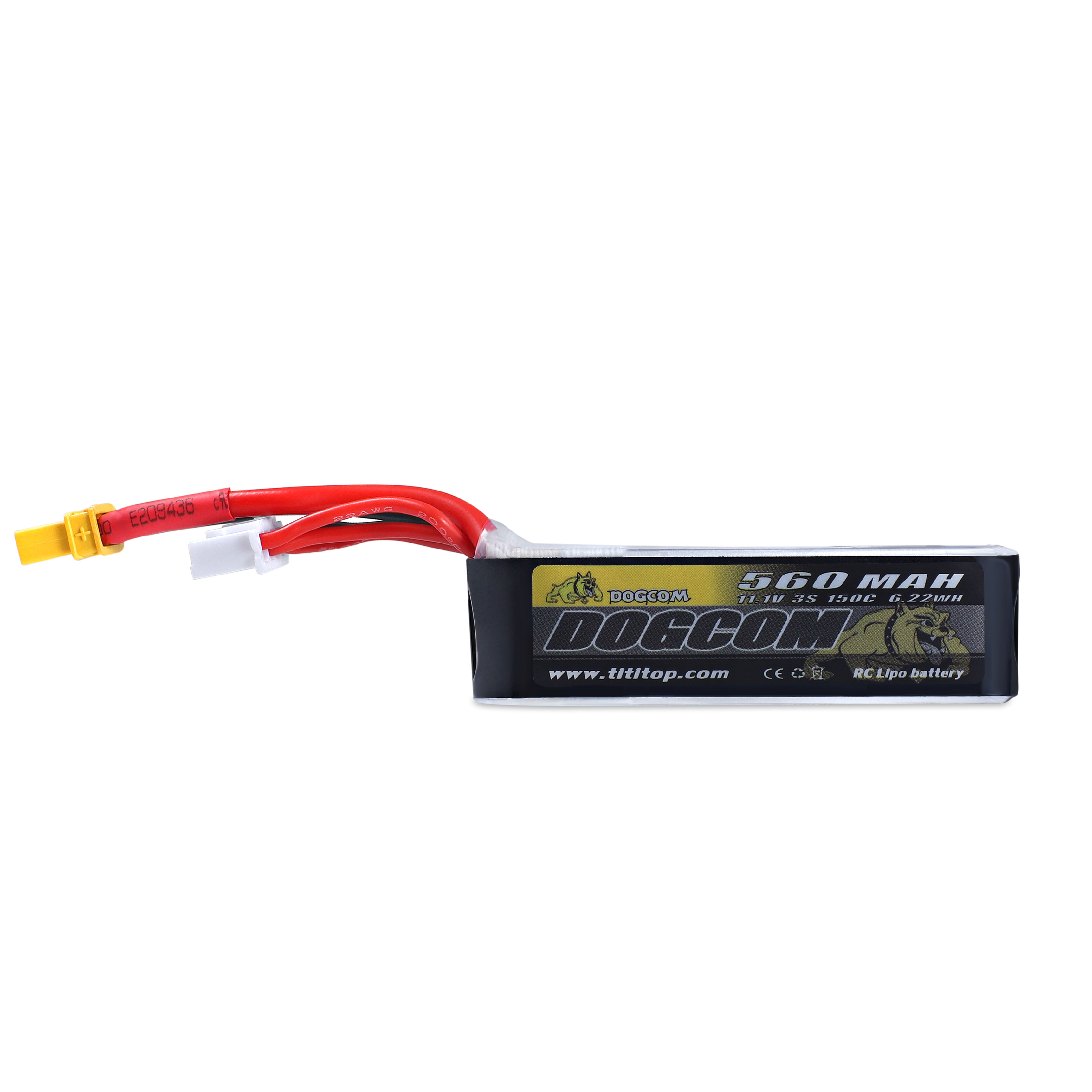 DOGCOM 560mAh 150C 11.1V 3S Lipo battery
