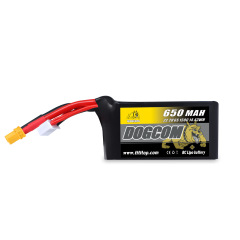 DOGCOM 650mAh 150C 22.2V 6S Lipo battery
