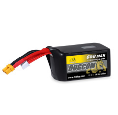 DOGCOM 650mAh 150C 22.2V 6S Lipo battery