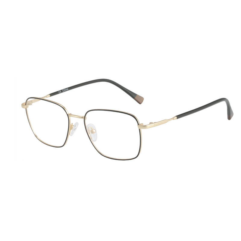 Metal Acetate Oversize Square Glasses Frames for Men Women Myopia Prescription Eyewear Clear Lens Optical Eyeglasses