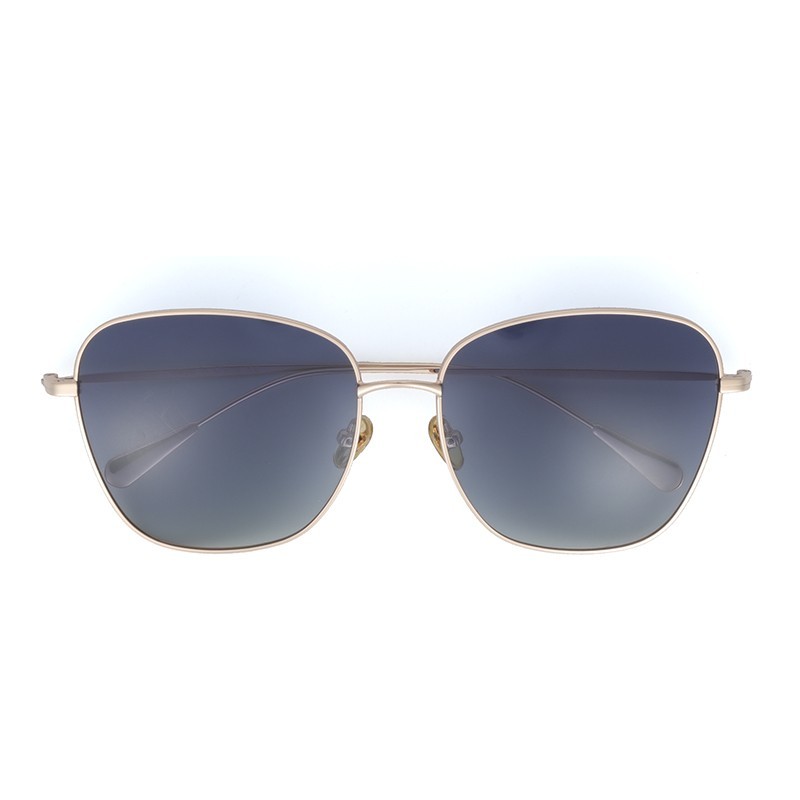 Oversize Trendy Style UV400 Resin Lenses Unisex Okey Sunglasses Polarized Eyes Glass