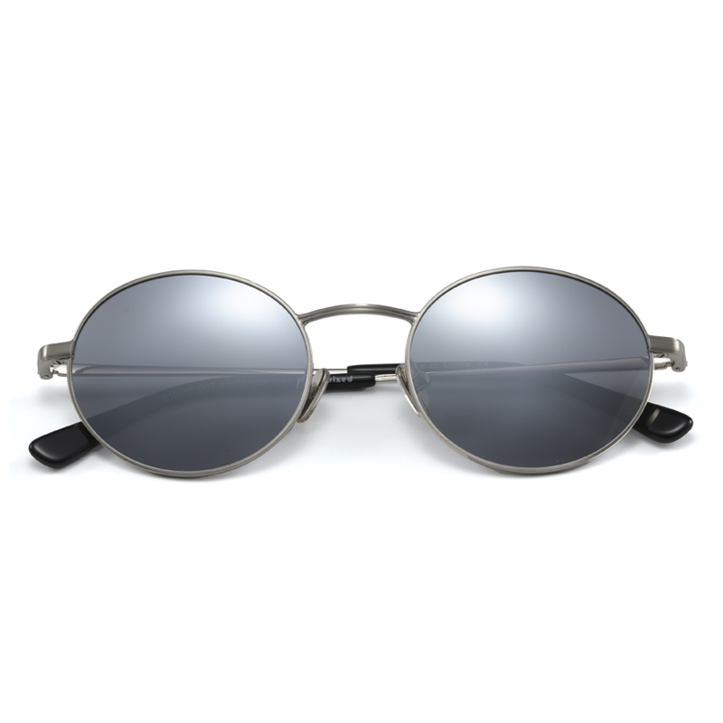 Small Round Polarized Sunglasses for Men Women Metal Coating Mirror Driving Shades Eyewear UV400 Goggles Sun Glasses