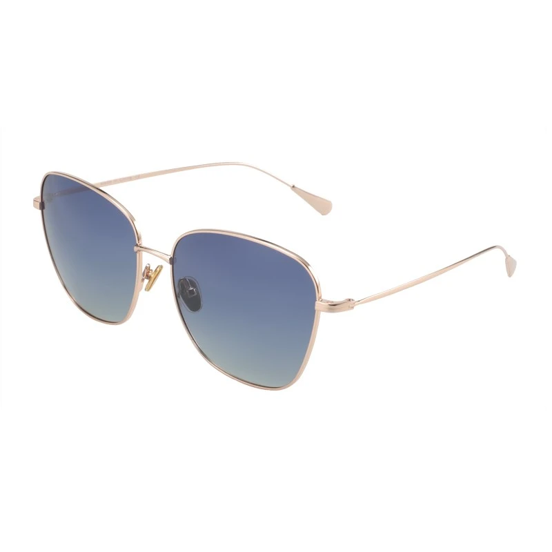 Oversize Trendy Style UV400 Resin Lenses Unisex Okey Sunglasses Polarized Eyes Glass