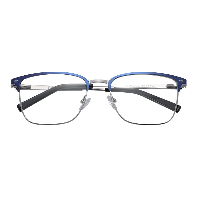 Retro Half-frame Square Glasses Frame Business Style Alloy Ultralight Eye Optical Myopia Prescription Eyeglasses Frames