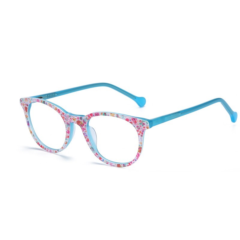 Children Optical Glasses Frame For Girls Pink Acetate Myopia Eyewear Spectacles Frames Kids Computer Gaming Eyeglasses