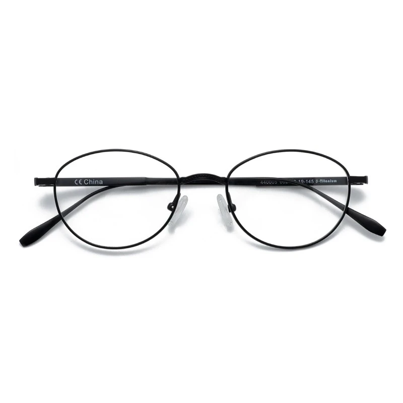 Delica oval retro style metal titanium full rim women ladies eye wear optical frames
