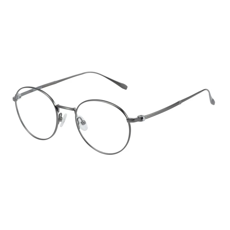 Retro Style Dropshipping Circle Round Titanium Women Eye Frames Optical Spectacle Frames