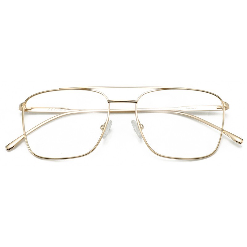 2020 Whole Metal Pattern Style Resin Lenses Men Titanium Eyeglass Frame Optical Glasses