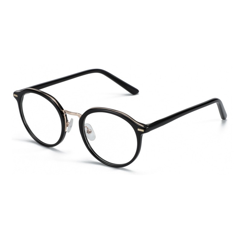 Vintage Acetate Round Glasses Frames For Men Women Designer Optical Optical Myopia Spectacle Prescription Eyeglasses