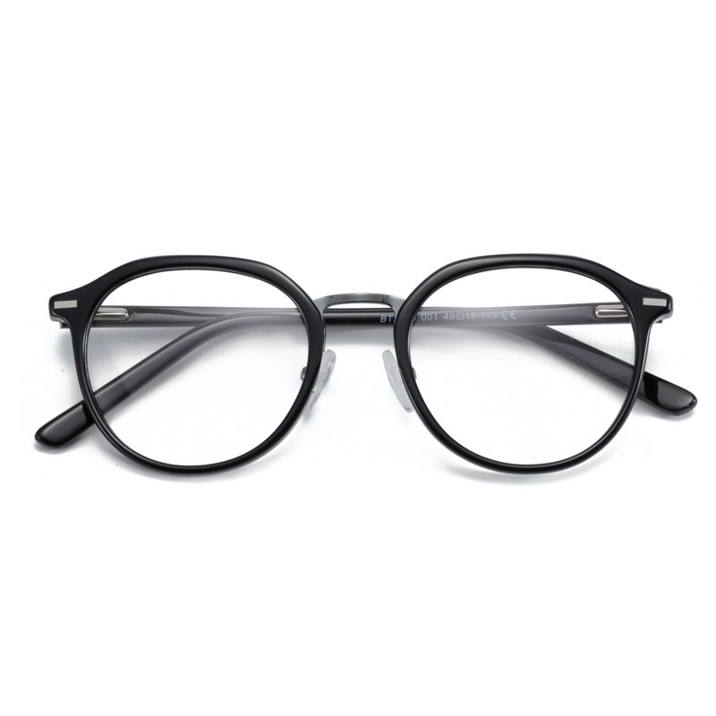 Vintage Acetate Round Glasses Frames For Men Women Designer Optical Optical Myopia Spectacle Prescription Eyeglasses