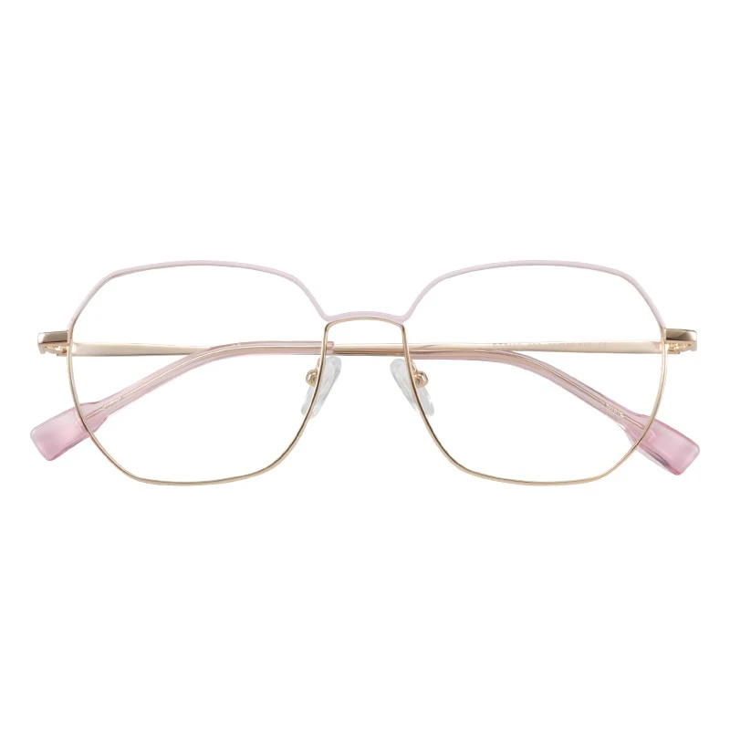 Metal Acetate Glasses Frames For Women Oversize Big Square Eyeglasses Myopia Optical Eye Glasses Spectacles Eyewear