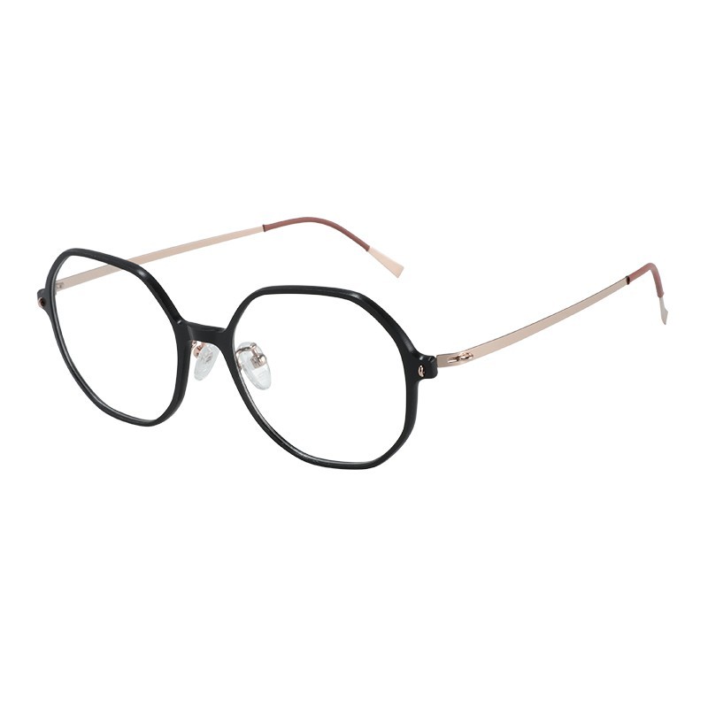 Nylon Titanium Glasses Frames Women Oversize Myopia Optical Prescription Eyeglasses Men Big Square Ultralight Eyewear