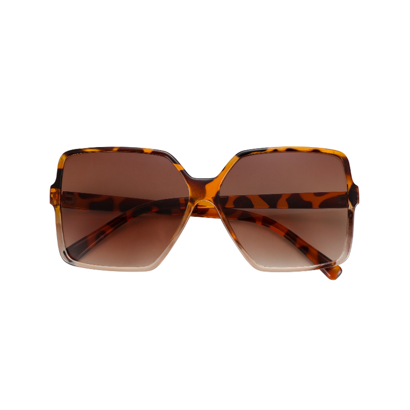 New trend Oem sun glasses custom logo oversized square womens trendy sunglasses