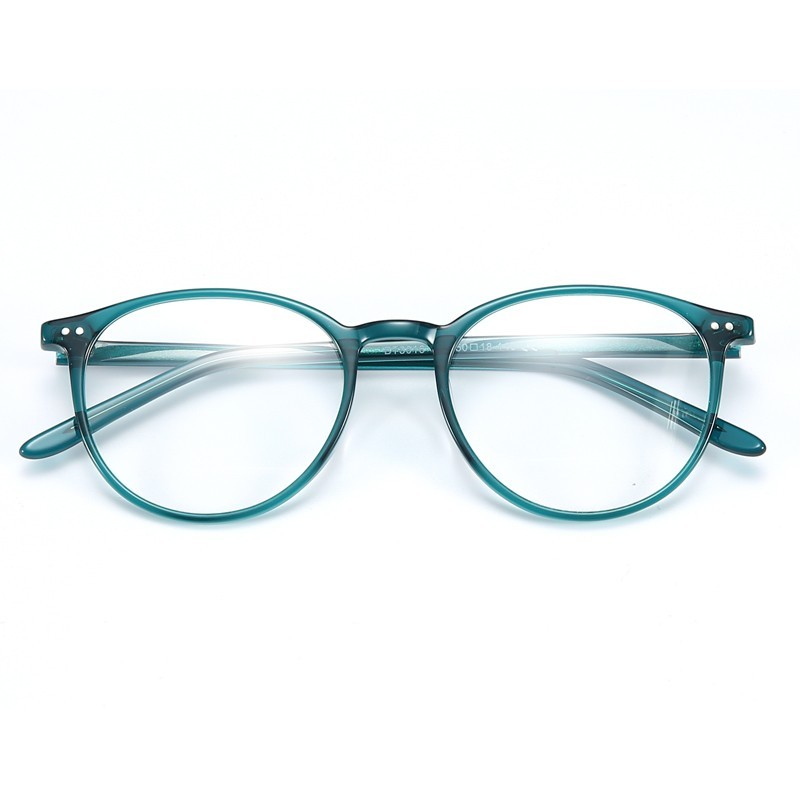 Retro Acetate Prescription Glasses Frame Women Men Round Optical Myopia Anti Blue Light Eyeglasses Photochromic Eyewear