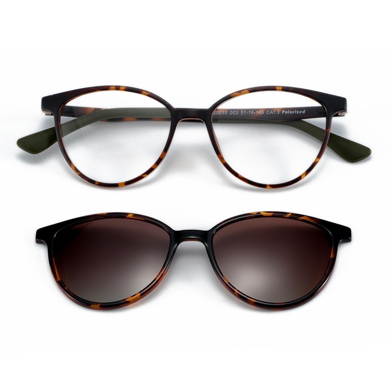 Magnetic Clip On Polarized Sunglasses Myopia Optical Glasses Frame Ultem Flexible 2 in 1 Shade Prescription Sunglasses
