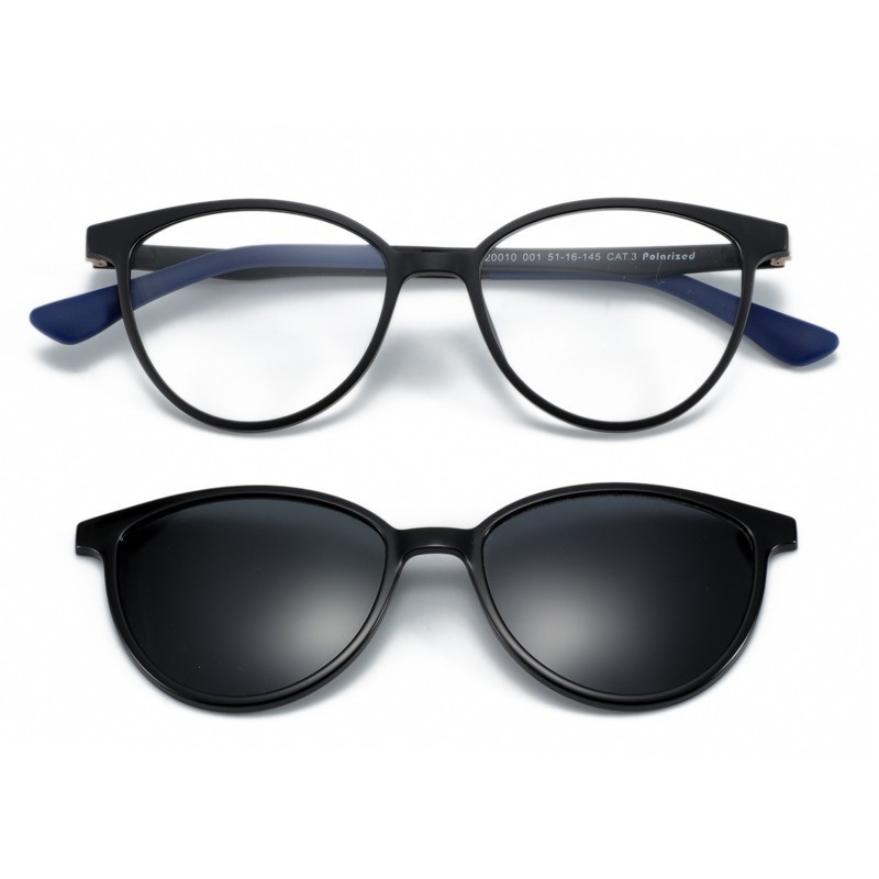 Magnetic Clip On Polarized Sunglasses Myopia Optical Glasses Frame Ultem Flexible 2 in 1 Shade Prescription Sunglasses