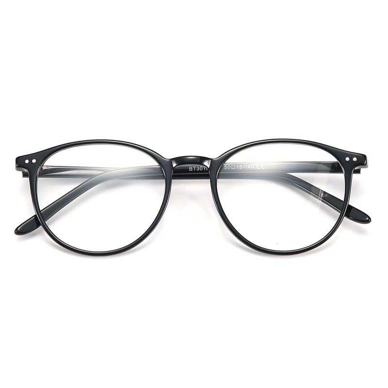 Retro Acetate Prescription Glasses Frame Women Men Round Optical Myopia Anti Blue Light Eyeglasses Photochromic Eyewear