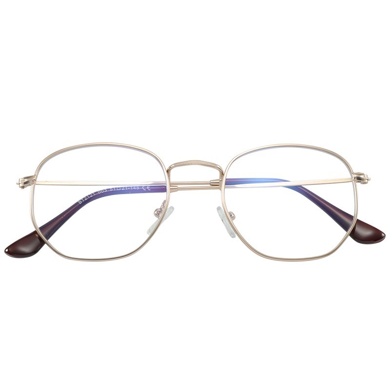 BT2121 2019 Casual Fashion Horned blocking light Optical Frame Clear Lens Eyeglasses