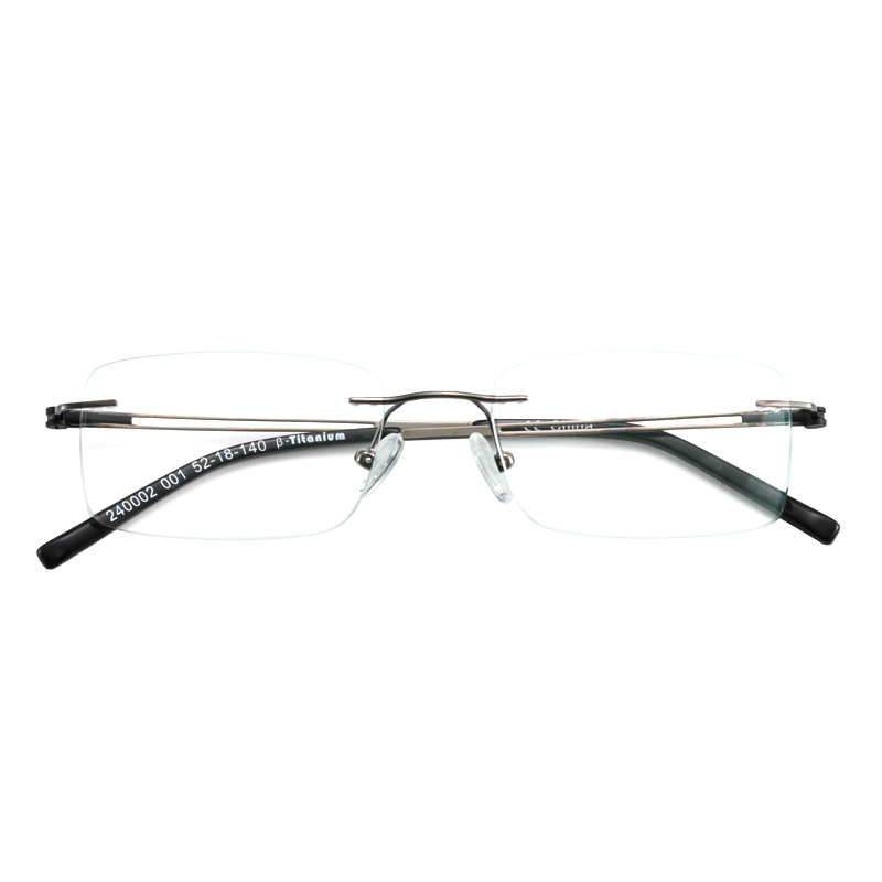 Wenzhou supplier in stock japan beta titanium rimless optical frames eye glasses