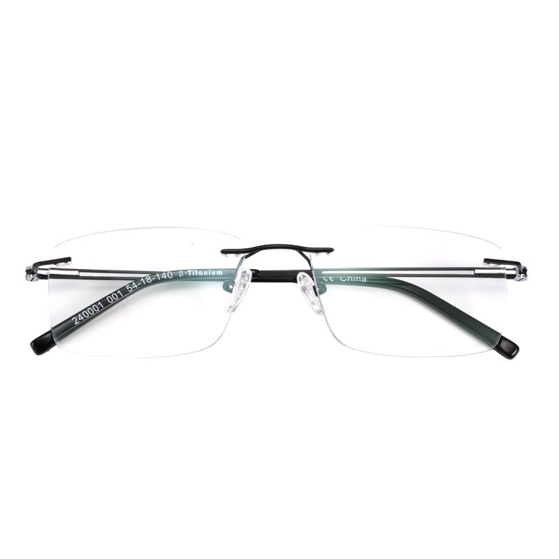 Bemore new model high quality men Japan beta titanium rimless frames glasses eyeglasses