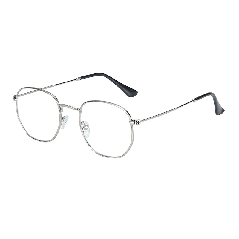 BT2121 2019 Casual Fashion Horned blocking light Optical Frame Clear Lens Eyeglasses