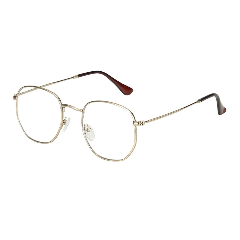 BT2121 2019 Casual Fashion Horned blocking light Optical Frame Clear Lens Eyeglasses