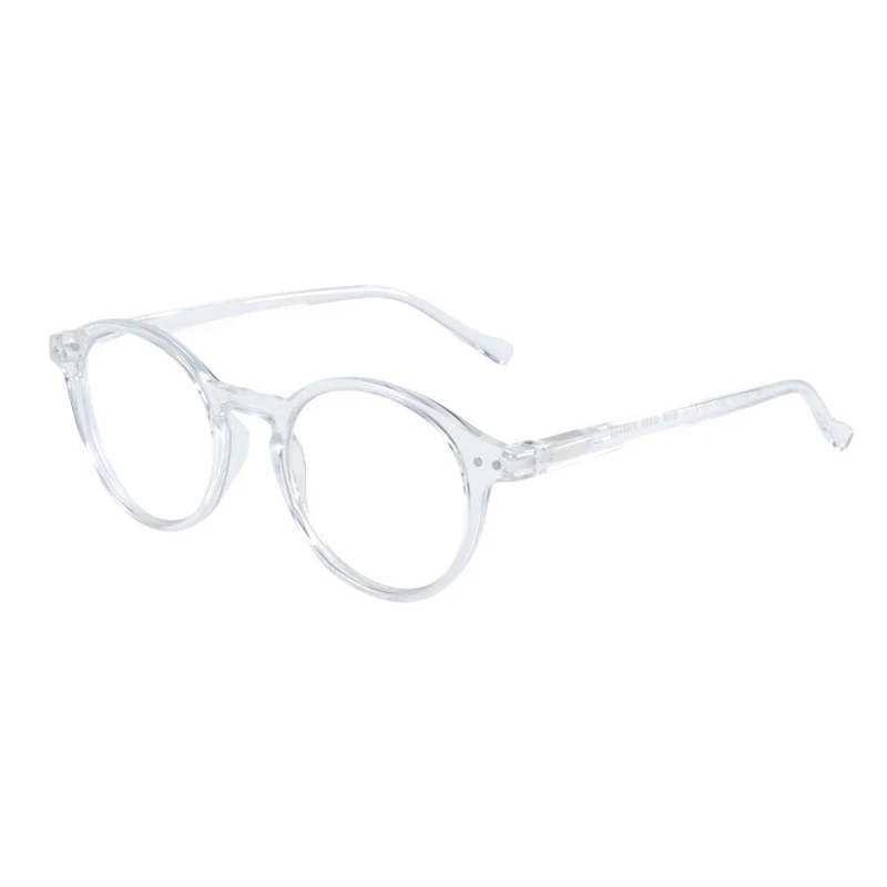 Factory wholesale retro vintage round design blue light blocking reading glasses