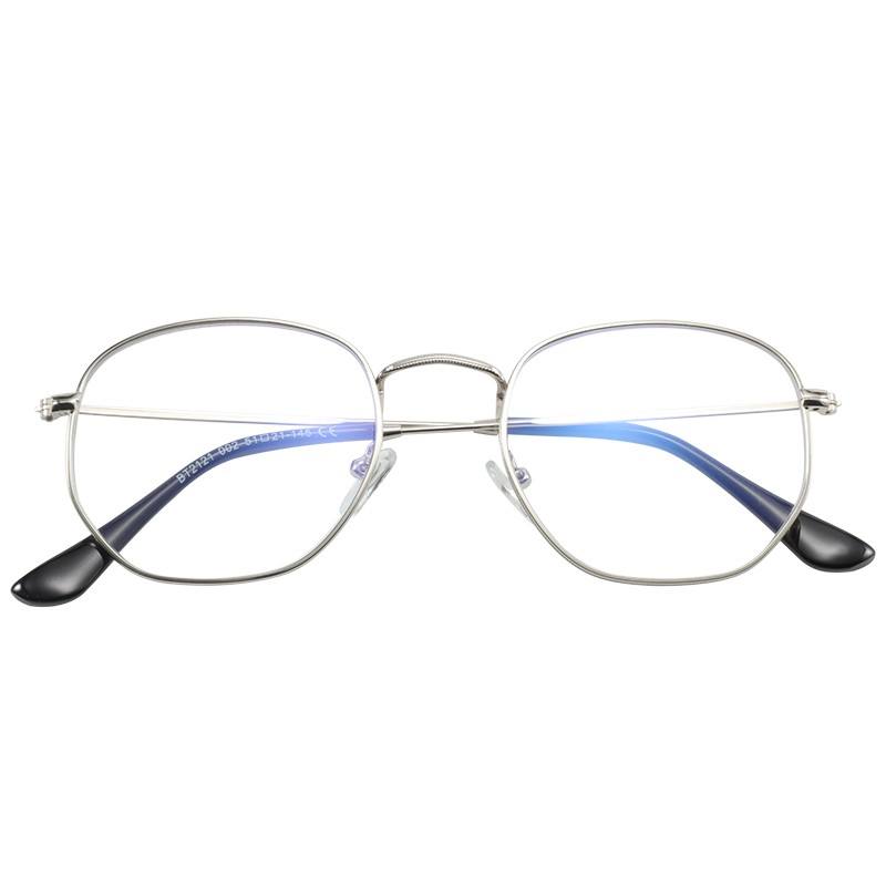 BT2121 2019 Casual Fashion Horned blocking light Optical Frame Clear Lens Eyeglasses