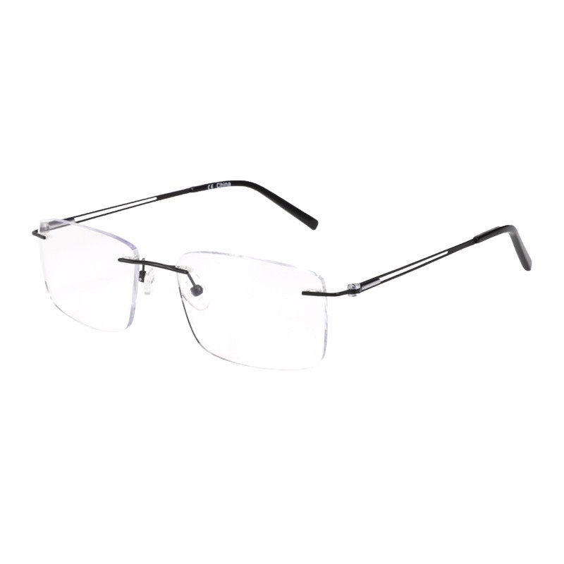 Bemore new model high quality men Japan beta titanium rimless frames glasses eyeglasses