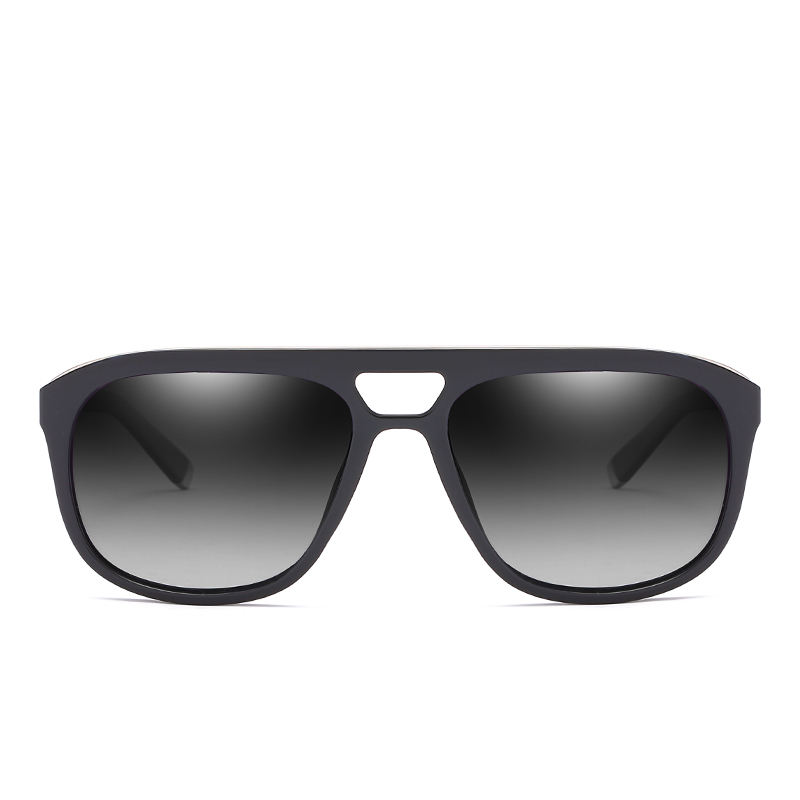 Polarized Pilot Sunglasses For Mens Black Mirror TAC UV400 Lens Eyewear Outdoor Sports Driving Shades Sun Glasses