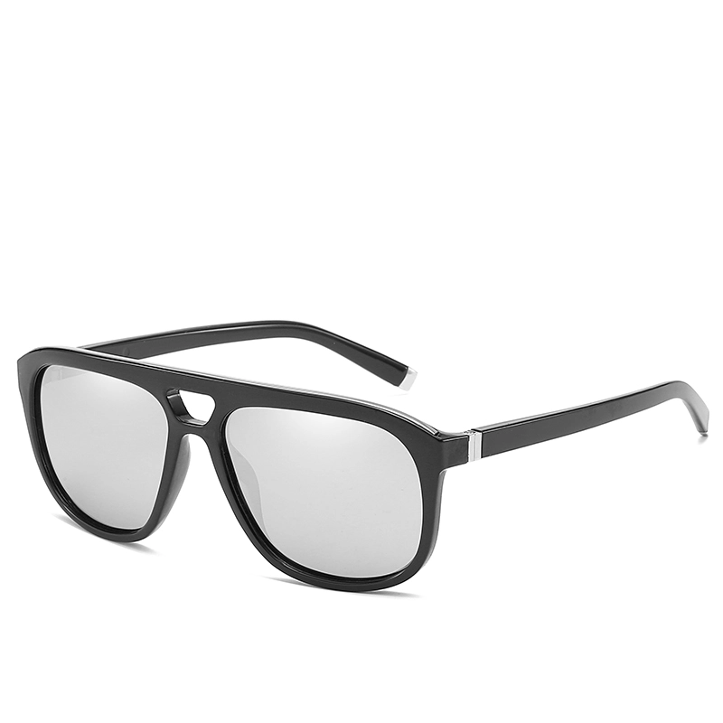 Polarized Pilot Sunglasses For Mens Black Mirror TAC UV400 Lens Eyewear Outdoor Sports Driving Shades Sun Glasses