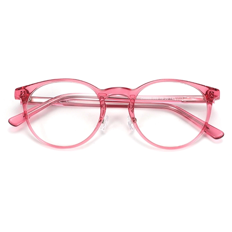 Acetate Anti Blue Light Glasses Frame Women Men Full Frame Round Goggles Eyewear Spectacles Gaming Computer Glasses