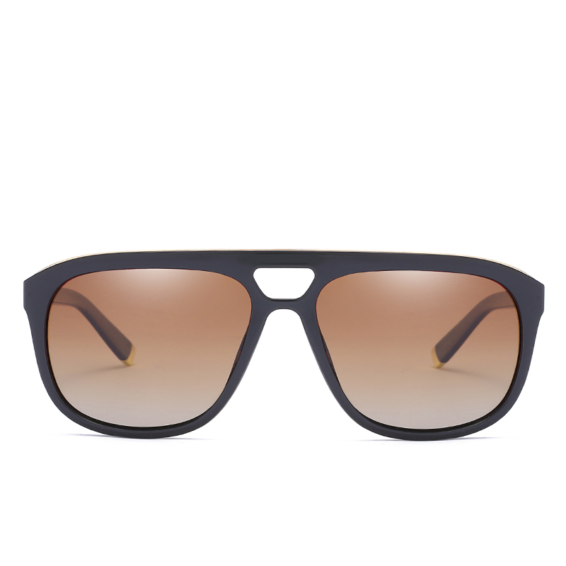 Polarized Pilot Sunglasses For Mens Black Mirror TAC UV400 Lens Eyewear Outdoor Sports Driving Shades Sun Glasses