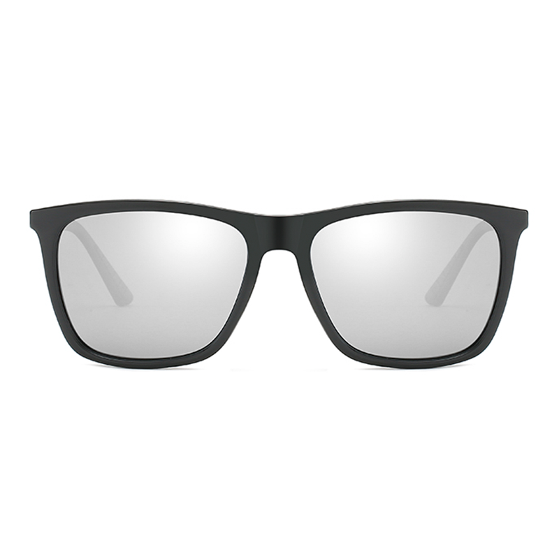 Brand Design UV400 Polarized Sunglasses for Men Driving Black Square Sun Glasses Coating Polaroid Lens Shades Oculos