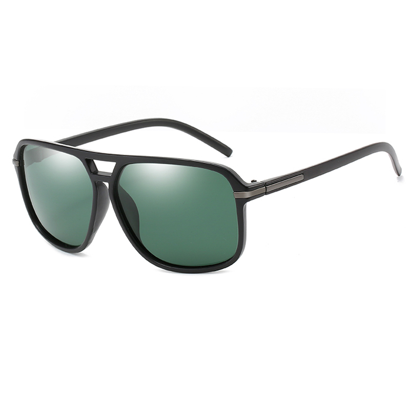 Pilot Square Sun Glasses for Men Polarized Driving Black Sunglasses  Sports Goggle UV400 Polaroid Shades Eyewear