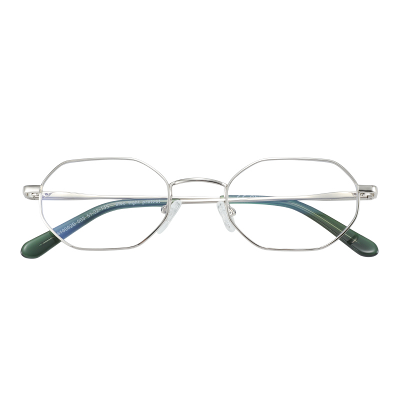 Metal Small Hexagon Glasses Frames For Women Anti-blue Light Optical Myopia Prescription Eyeglasses Spectacle Frame