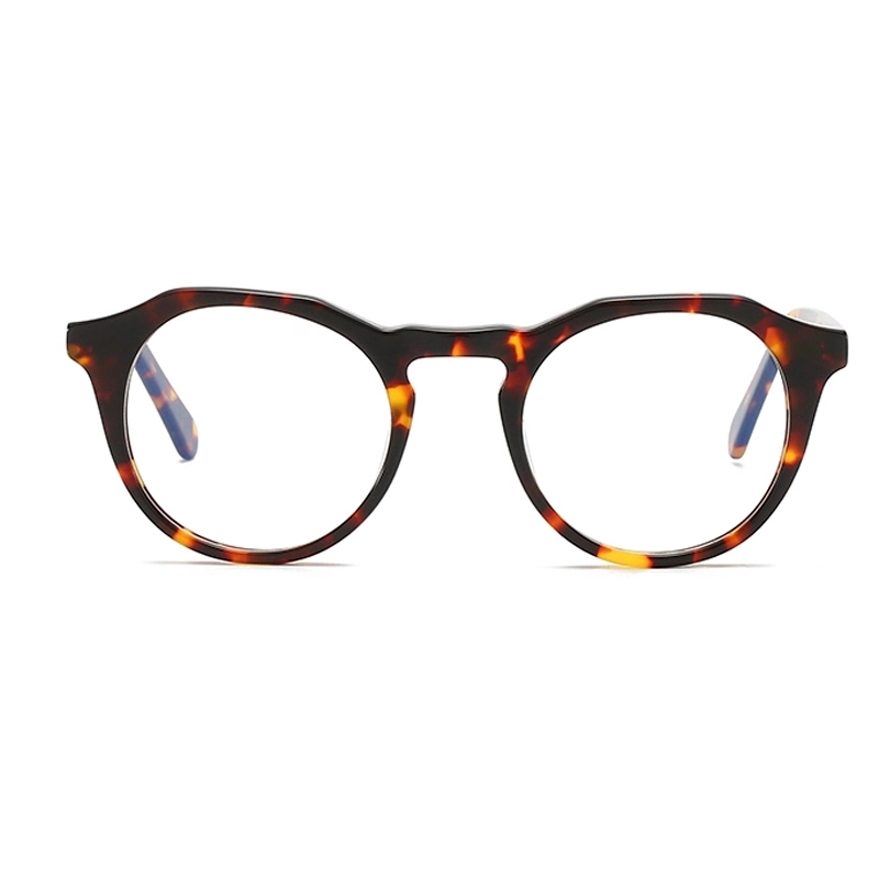 Acetate Small Round Anti Blue Light Optical Glasses Frame For Women Frame Blue Ray Blocking Gaming Computer Eyeglasses
