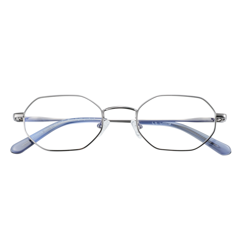 Metal Small Hexagon Glasses Frames For Women Anti-blue Light Optical Myopia Prescription Eyeglasses Spectacle Frame