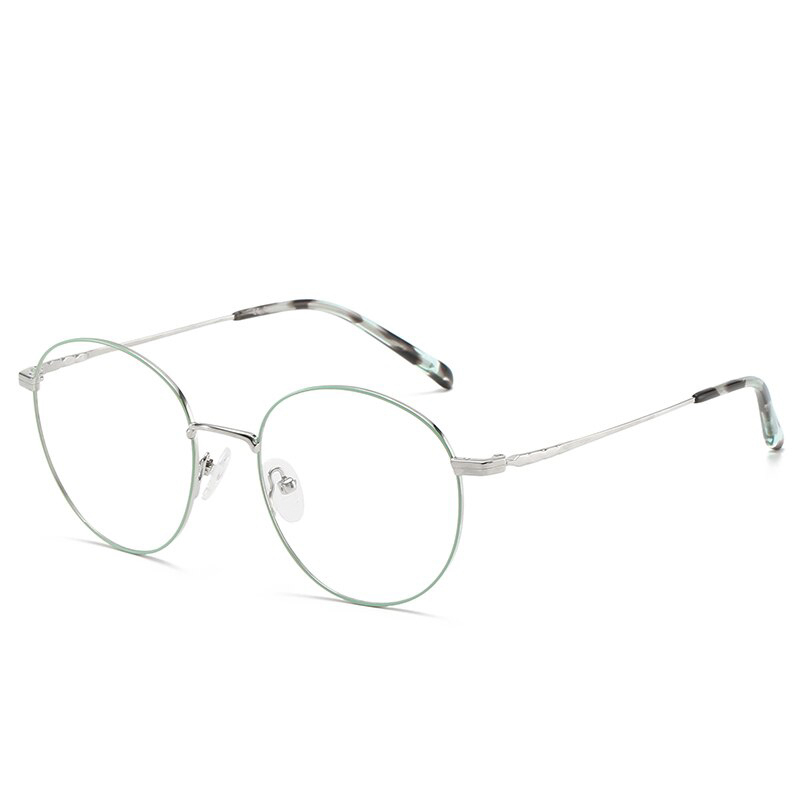 2020 Ultralight Titanium Glasses Frame For Women Vintage Round Eyewear Myopia Optical Prescription Eyeglasses Frames