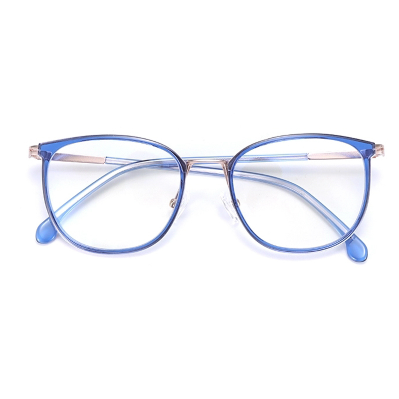 Blue Light Blocking Glasses Women Cat Eye Computer Optical Glasses Frame Cr-39 Anti Blue Light Lens Myopia Prescription Eyewear