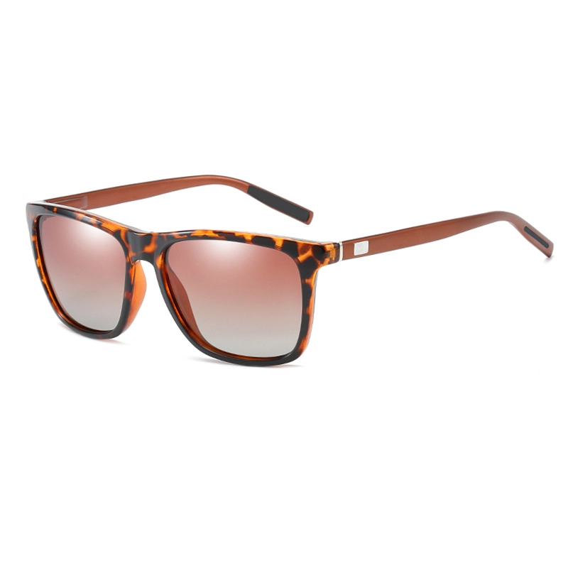 Square Polarized Sunglasses for Men UV400 Goggle Brand Designer Sun Glasses Polaroid Outdoor Driving Mirror Shades