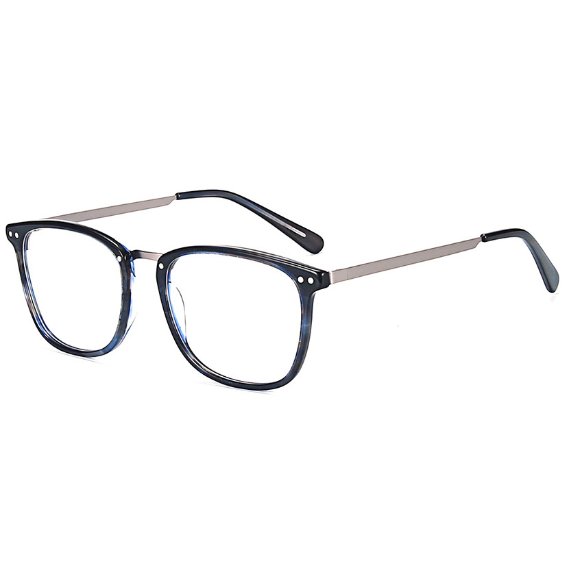 Acetate Glasses Frame Men Prescription Eyeglasses Spectacles Female Oversize Square Myopia Optical Eyewear Frames