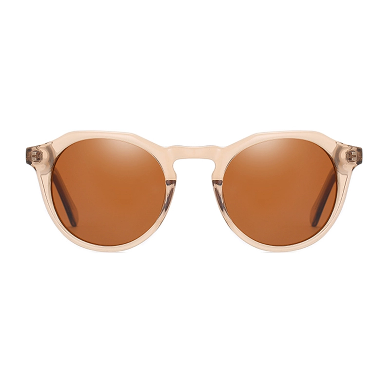 Acetate Small Round Ultralight Polarized Sunglasses For Women's Retro Anti-Glare UV400 Sun Glasses Gafas De Sol