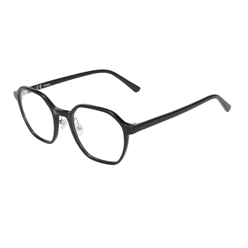 Vintage Square Acetate Anti Blue Light Blocking Glasses For Women Men Radiation Computer Gaming Myopia Optical Glasses
